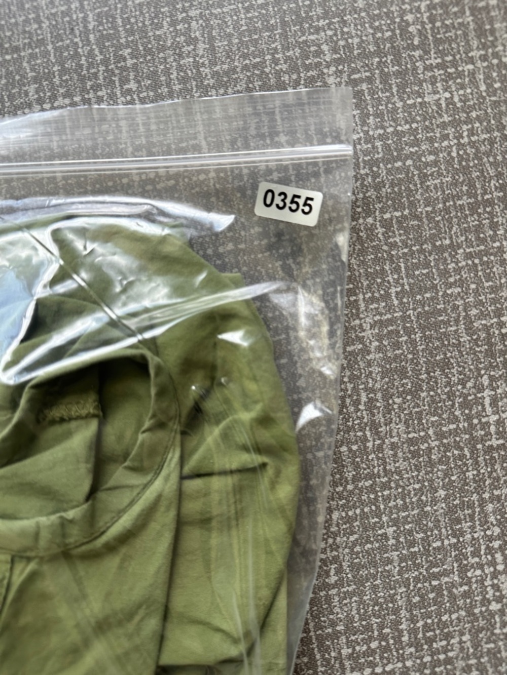 Millie Resort & Travel Olive Green Puff Sleeve Babydoll Dress Medium - Picture 14 of 14